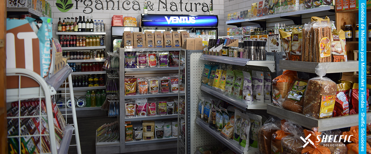 Góndolas de Melamina para Minimarket y Tiendas