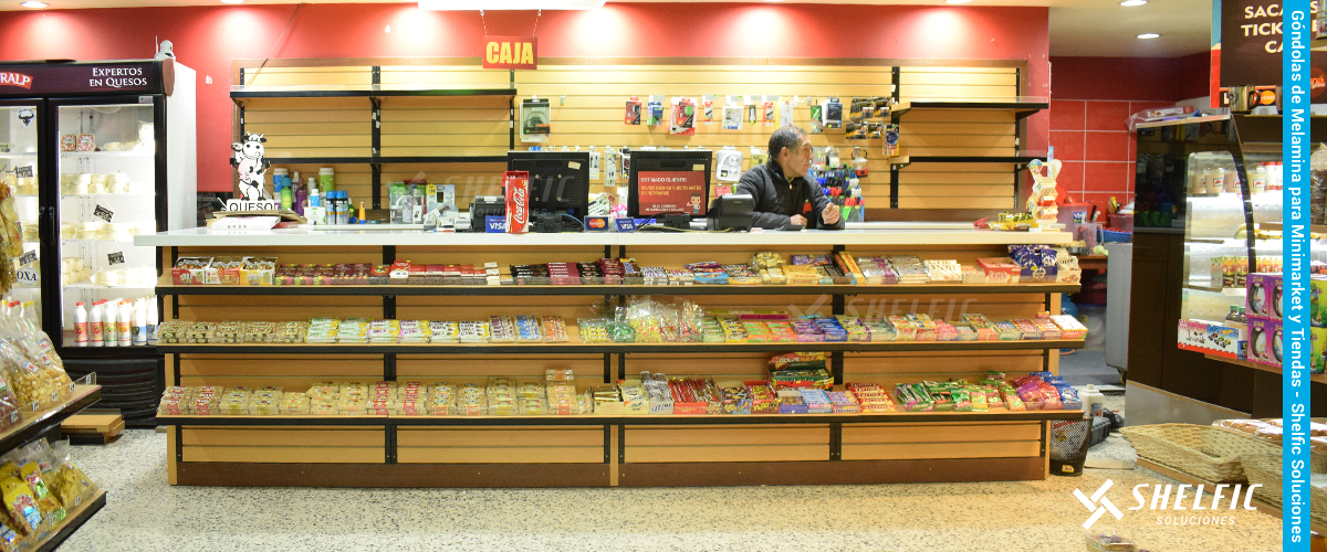 Góndolas de Melamina para Minimarket y Tiendas